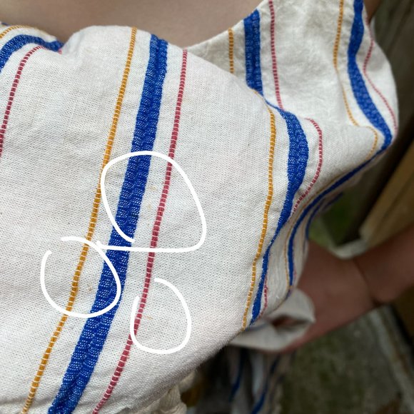 Trovata Striped Dress with Tassles, size XS - Picture 5 of 10